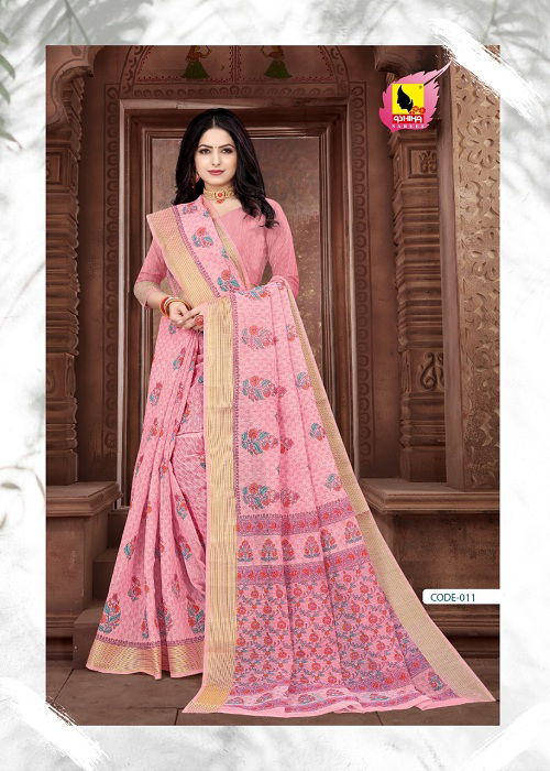 Crystal 8 Fancy Ethnic Wear Cotton Printed Saree Collection